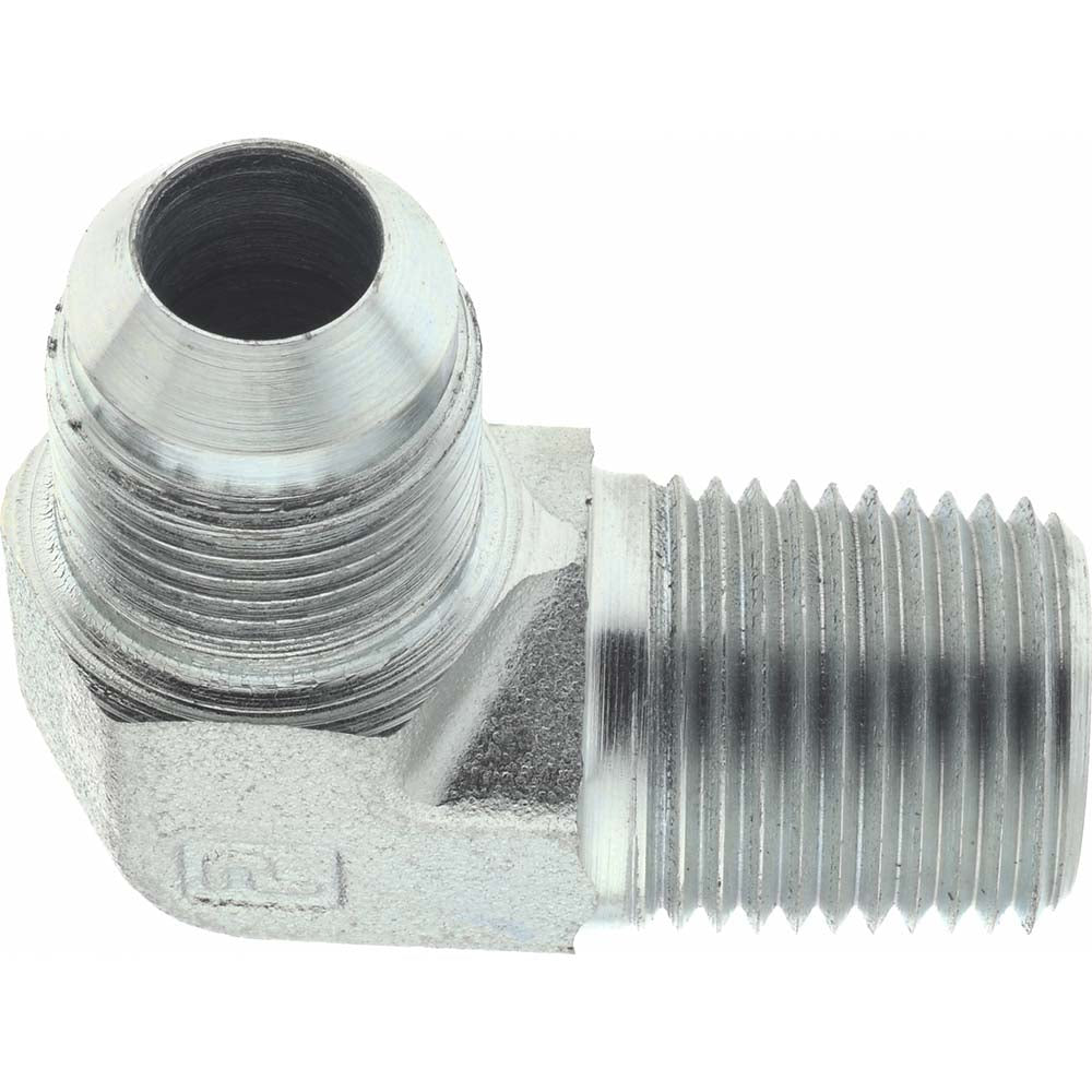 Parker 8-8 CTX-S Steel Flared Tube 90 Deg Male Elbow 1/2" OD, 37 deg Flared Angle