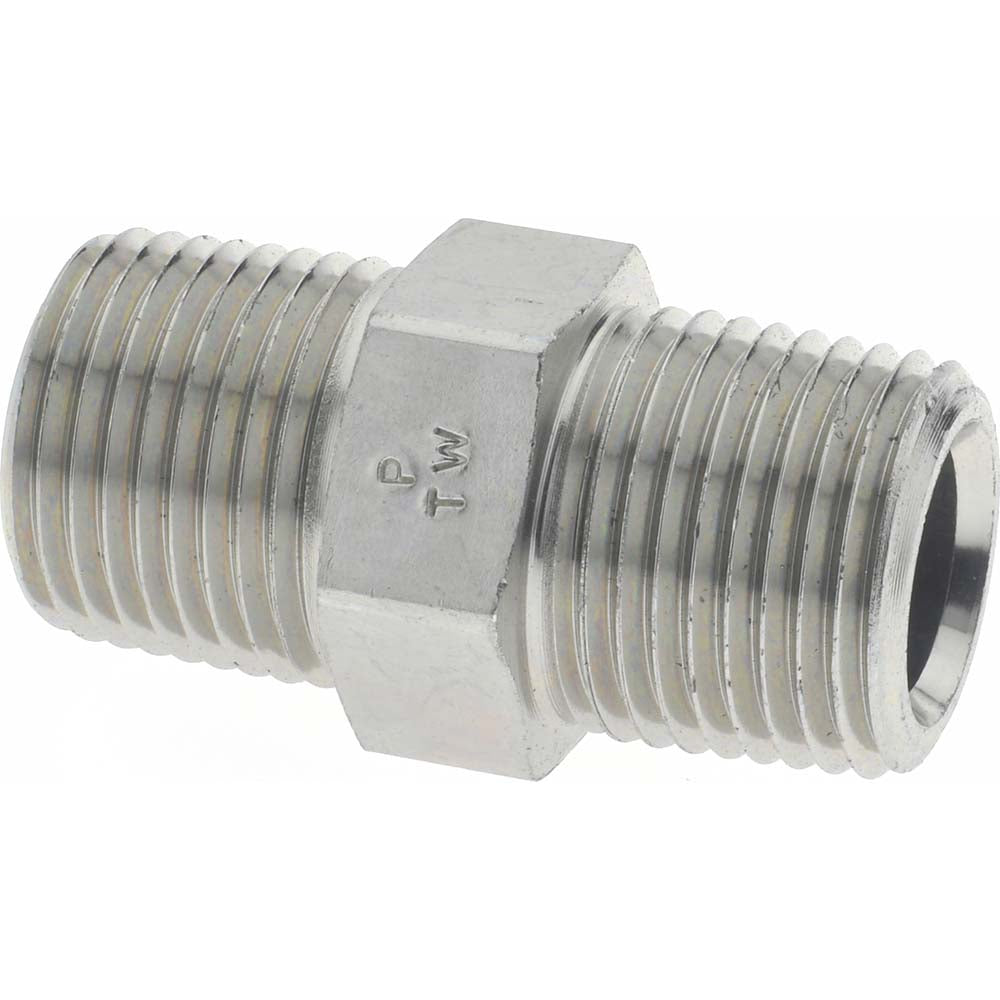 Parker 3/8 FF-S Industrial Pipe Hex Plug 3/8" Male Thread, MNPTF