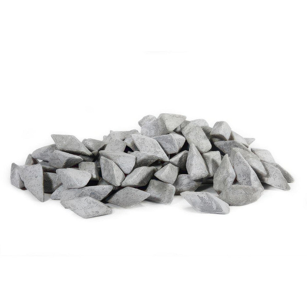 Raytech 41-331 Polyhedron Tumbling Media Ceramic Carrier, Aluminum Oxide Abrasive, 3/8" Long, 1/2" High