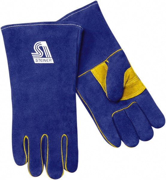 Steiner 2519B-L Welding Gloves Size Large, Cowhide Leather, Stick Welding Application