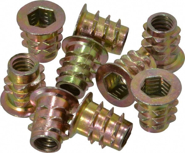 E-Z LOK 901420-13 1/4-20, Zinc Alloy Flanged Hex Drive Insert