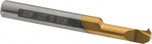 Carmex MIR6L15A60 Single Point Threading Tool 0.24" Min Thread Dia, 16 to 24 TPI, 0.59" Cut Depth, Internal, Solid Carbide