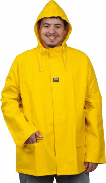 Helly Hansen 70129_310-XL Rain Jacket Size XL, Yellow, Polyester