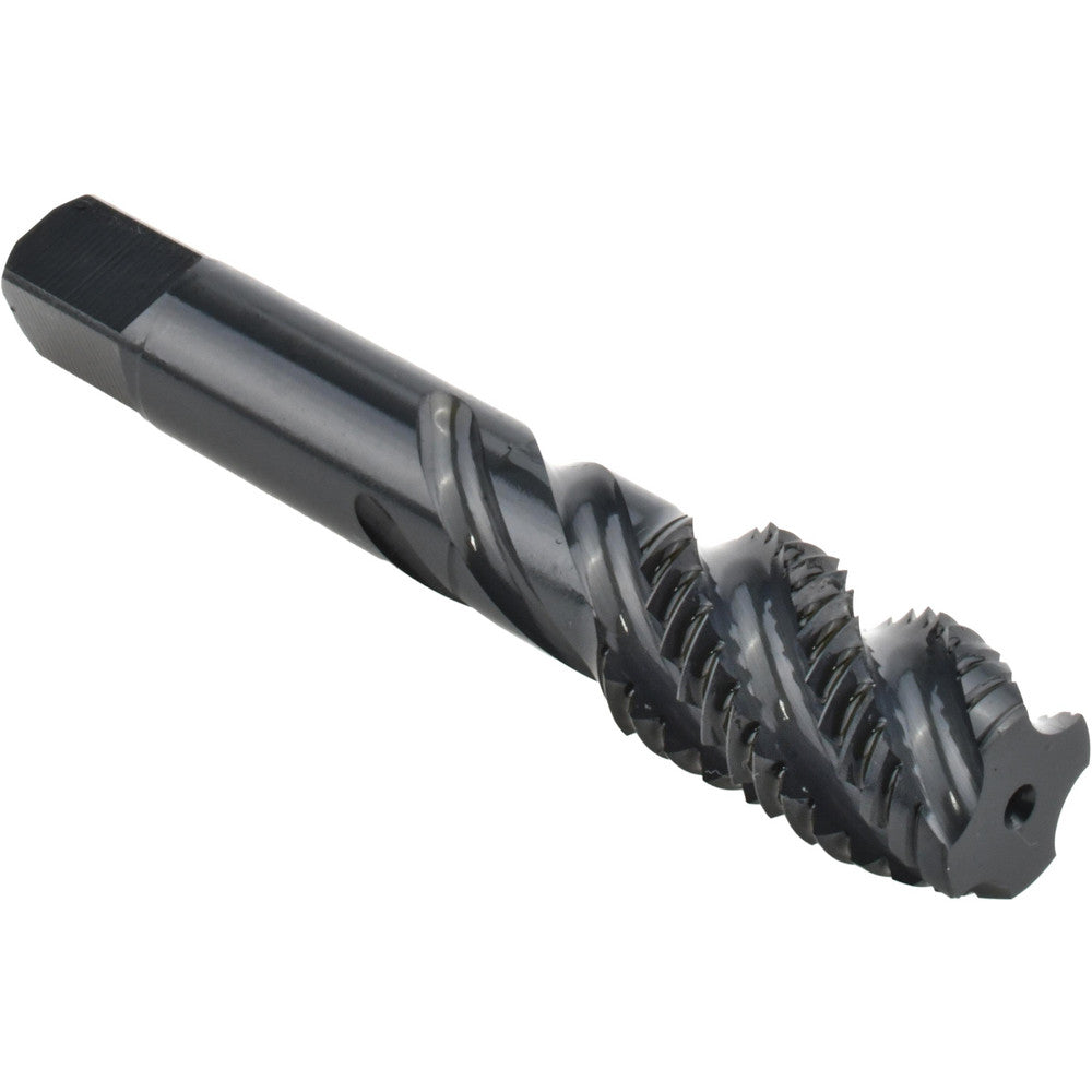 Hertel K033032AS Spiral Flute Tap 3/4-10, UNC, 4 Flute, Plug Chamfer, High-Speed Steel, Oxide Finish