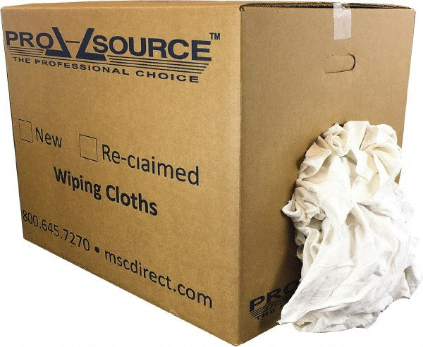 Pro-Source PS-R010-W80-50 Polishing & Dust Cloth Reclaimed, Cotton