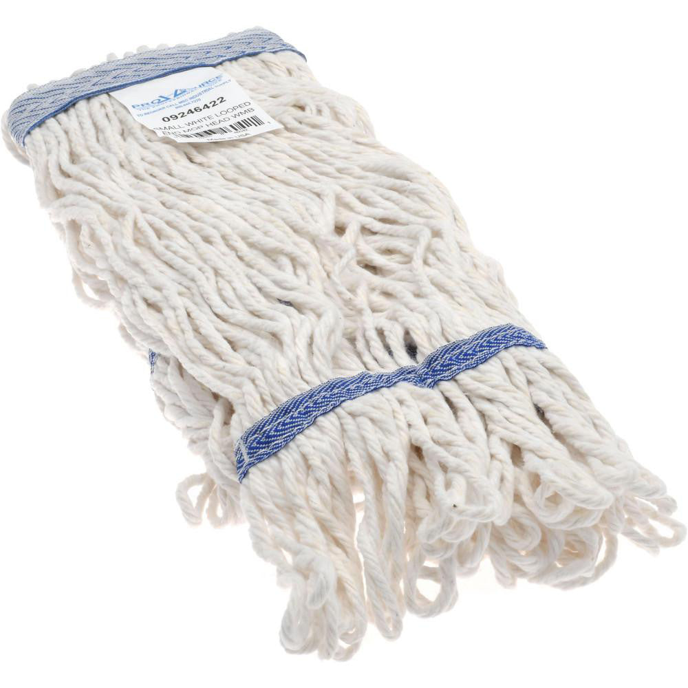 Pro-Source 09246422 Wet Mop Loop Clamp Jaw, X-Small, White Mop, Blended Fiber