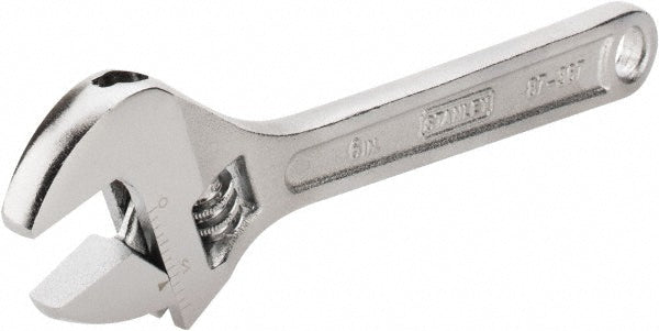 Stanley 87-367 Adjustable Wrench 6" OAL, 3/4" Jaw Capacity