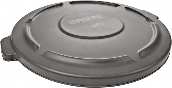 Rubbermaid FG265400GRAY BRUTE Heavy-Duty Round Trash/Garbage Lid, 55-Gallon, Gray