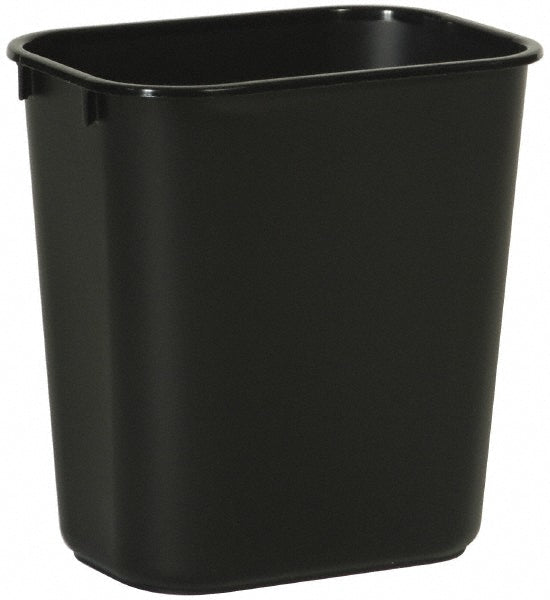 Rubbermaid FG295500BLA Wastebasket, Small, 13 Qt, Black