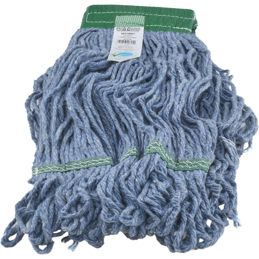 Pro-Source 09319807 Wet Mop Loop Clamp Jaw, Medium, Blue Mop, Blended Fiber