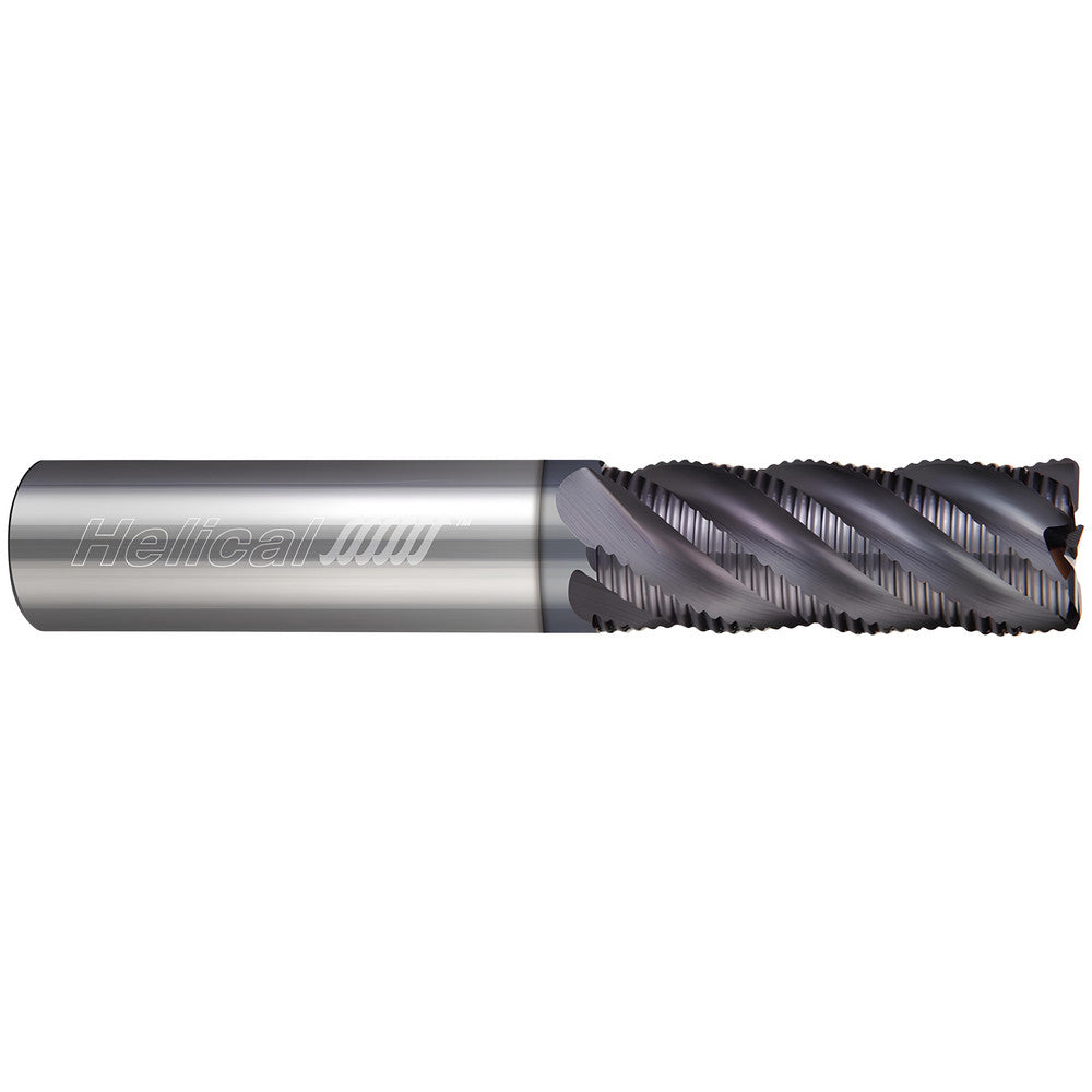 Helical Solutions 59145 Corner Radius End Mill 1/2" Dia, 1-1/4" LOC, 0.0300" Radius, 3 Flute, Solid Carbide