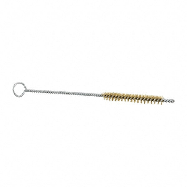 Schaefer Brush 14644 3" Long x 3/8" Diam Brass Long Handle Wire Tube Brush