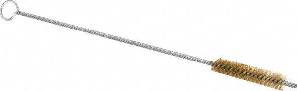 Schaefer Brush 14646 3" Long x 1/2" Diam Brass Long Handle Wire Tube Brush