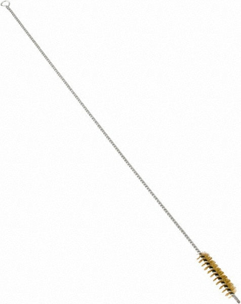 Schaefer Brush 14650 3" Long x 3/4" Diam Brass Long Handle Wire Tube Brush