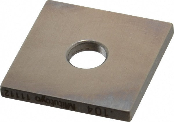 Mitutoyo 614144-531 Square Steel Gage Block 0.104", Grade 0