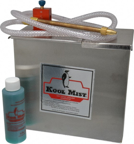 Kool Mist 100 N-STR. Tank Mist Coolant System 1.00 gal, Stainless Steel Tank, 1 Outlet