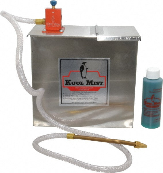 Kool Mist 100 N-45 DEG Tank Mist Coolant System 1.00 gal, Stainless Steel Tank, 1 Outlet