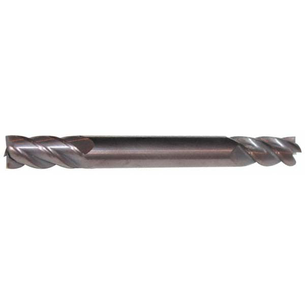 Accupro 09420605 Square End Mill 9/32'' Dia, 11/16'' LOC, 3/8'' Shank Dia, 3-1/2'' OAL, 4 Flutes, Solid Carbide