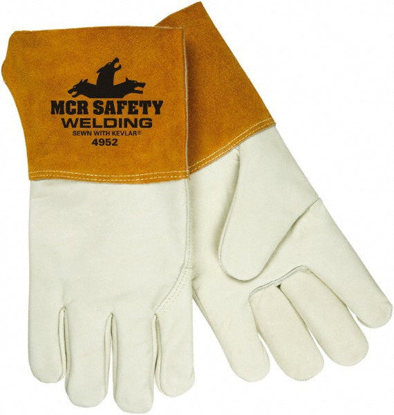 MCR Safety 4952L Welding Gloves Memphis® Leather, Pair, for MIG & TIG