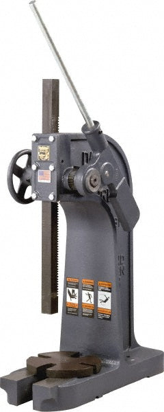 Dake 902002 Arbor Press 1-1/2" Ram, 3 Ton Pressure