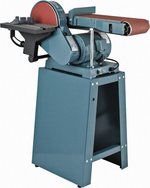 Enco AS-609 48" x 6" Combination Sanding Machine 9" Disc Dia