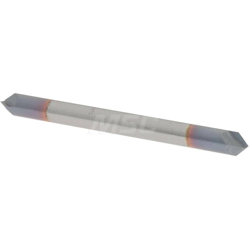 Accupro 2500015 Chamfer Mill 1/8" Dia, 2 Flutes, Solid Carbide