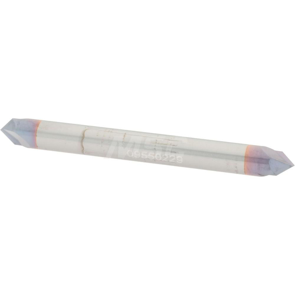 Accupro 2500038 Chamfer Mill 1/4" Dia, 2 Flutes, Solid Carbide
