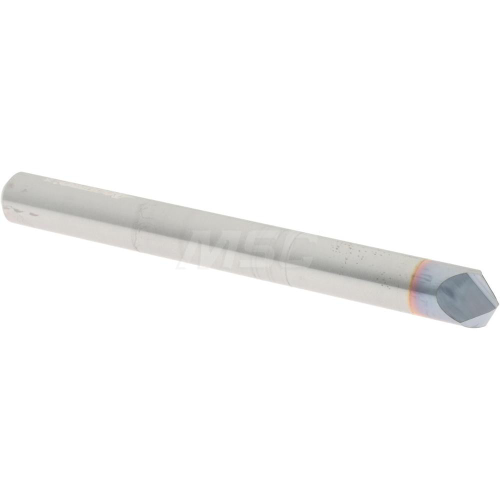 Accupro 2500104 Chamfer Mill 1/4" Dia, 2 Flutes, Solid Carbide