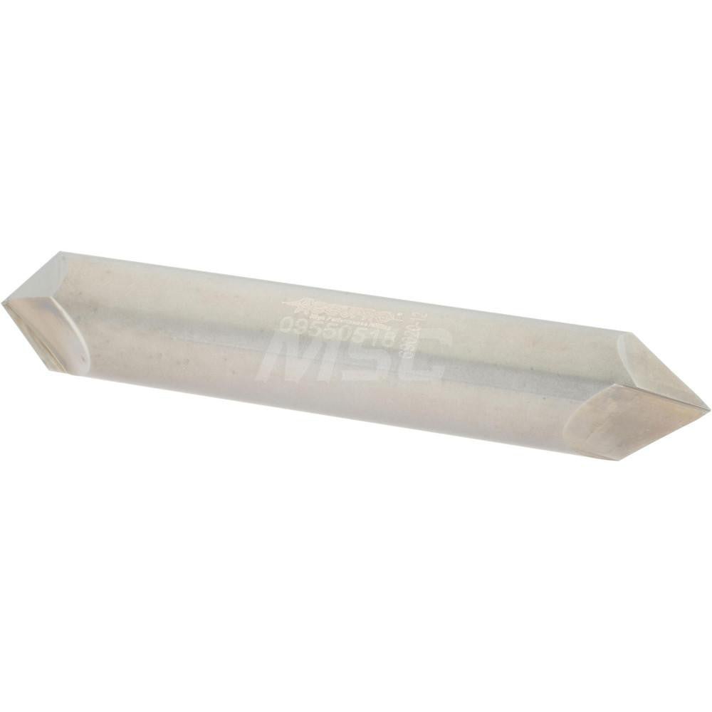 Accupro 2500029 Chamfer Mill 1/2" Dia, 2 Flutes, Solid Carbide