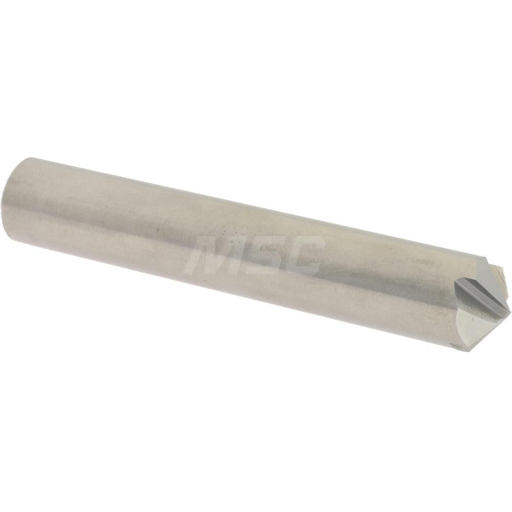Accupro 2500098 Chamfer Mill 1/2" Dia, 4 Flutes, Solid Carbide