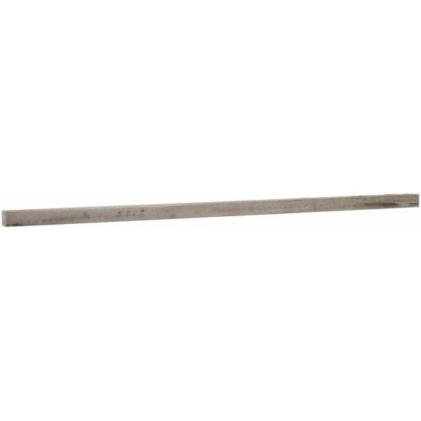 Precision Brand Products 57505 Key Stock 3/8" High, 3/8" Wide, 12" Long, Stainless Steel, Plain Finish