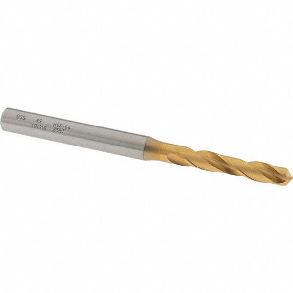 OSG 10196005 Screw Machine Length Drill Bit #9 (0.1960) Dia, 130 deg, Cobalt