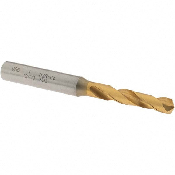 OSG 10277005 Screw Machine Length Drill Bit Letter J, (0.2770) Dia, 130 deg, Cobalt