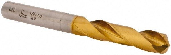 OSG 10368005 Screw Machine Length Drill Bit Letter U, (0.3680) Dia, 130 deg, Cobalt