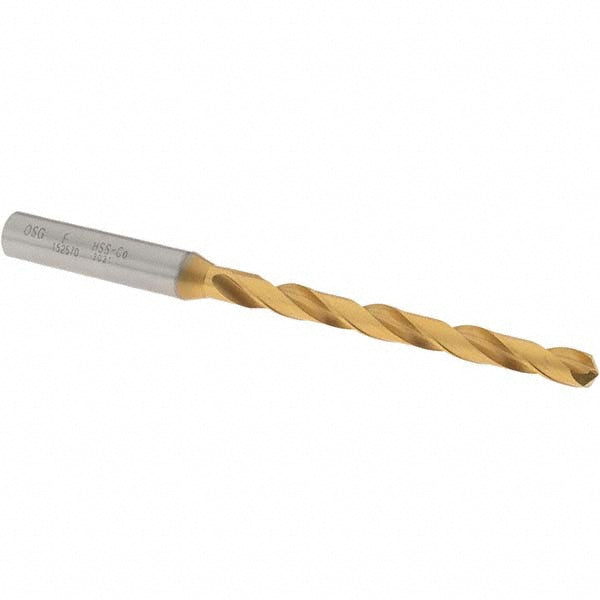OSG 15257005 Jobber Length Drill Bit Letter F (0.2570) Dia, 130 deg, Cobalt
