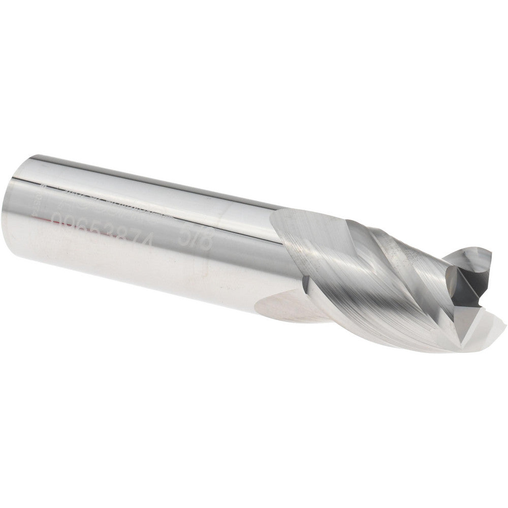 Accupro 09653874 Square End Mill 5/8'' Dia, 7/8'' LOC, 5/8'' Shank Dia, 3'' OAL, 3 Flutes, Solid Carbide