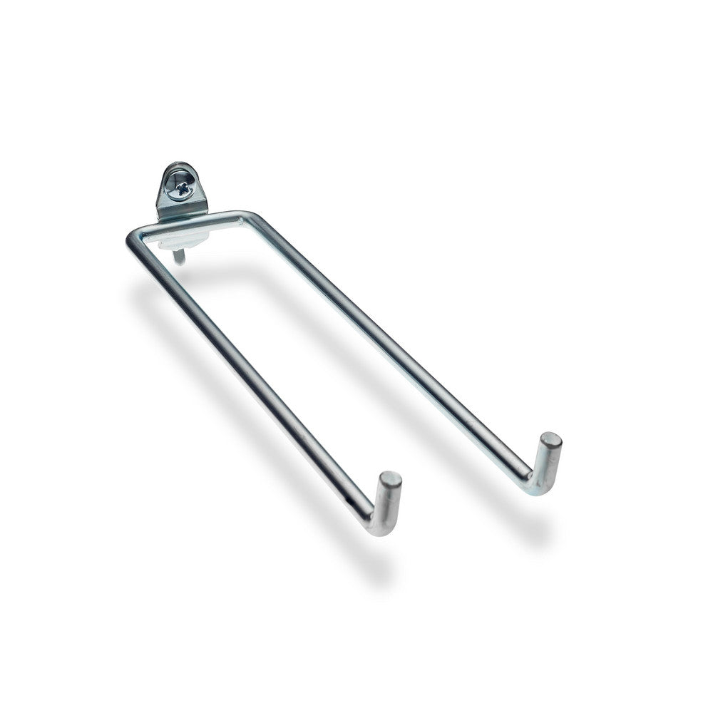 Triton Products 72818 1/4" Dia, 8-1/4" Long Double Arm Pegboard Hook