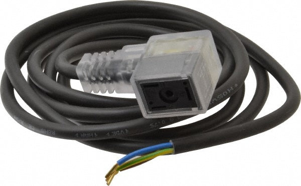 Parker PS2430J79BP Solenoid Valve Lighted 3 Pin Connector