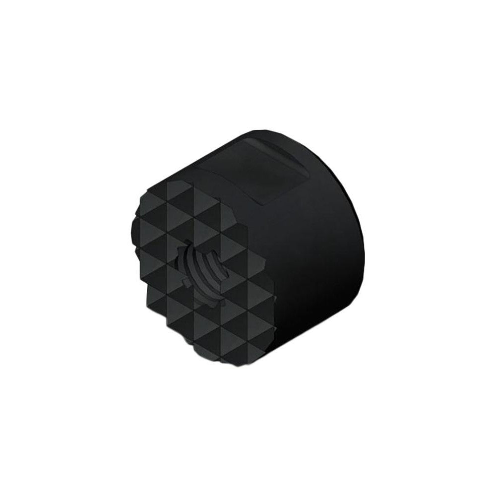 Fairlane HS-50-EF 10-32 Thread, 1/2" Diam, 3/8" High, Threaded, Extra Fine Tooth Grade Diamond Serration Tooth Pattern, High Speed Steel, Round Positioning Gripper