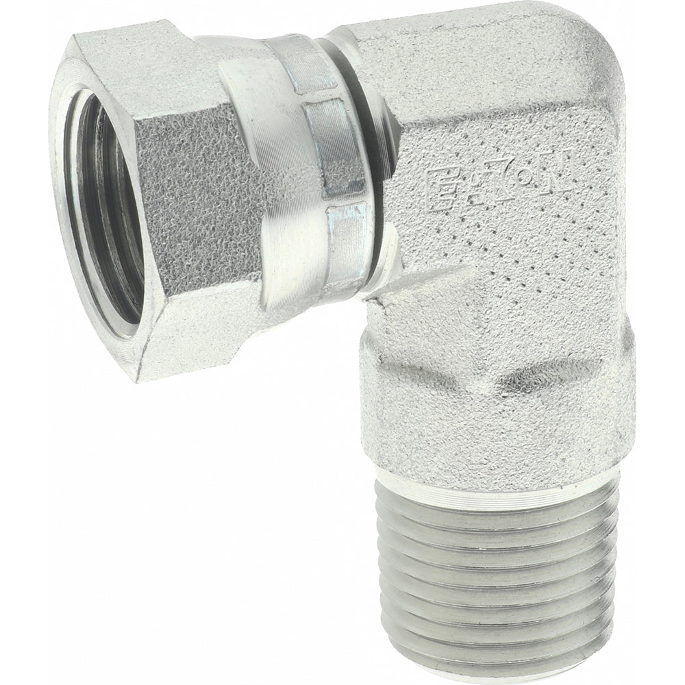 Weatherhead 2047-8-8S Industrial Pipe 90 ° Elbow Adapter 1/2-14 Female Thread, 1/2-14 Male Thread, FNPSM x MNPT