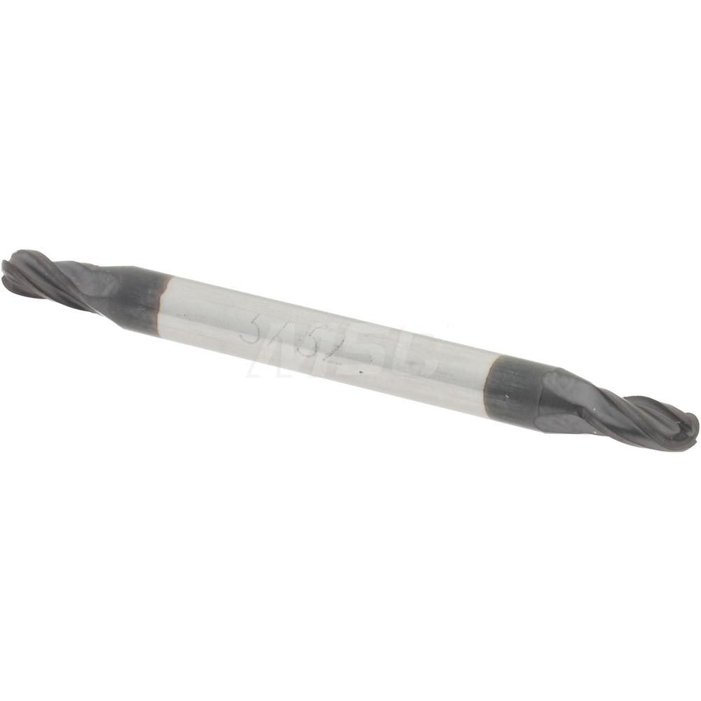 Accupro 09743139 Ball End Mill 0.0938" Dia, 0.1875" LOC, 4 Flute, Solid Carbide