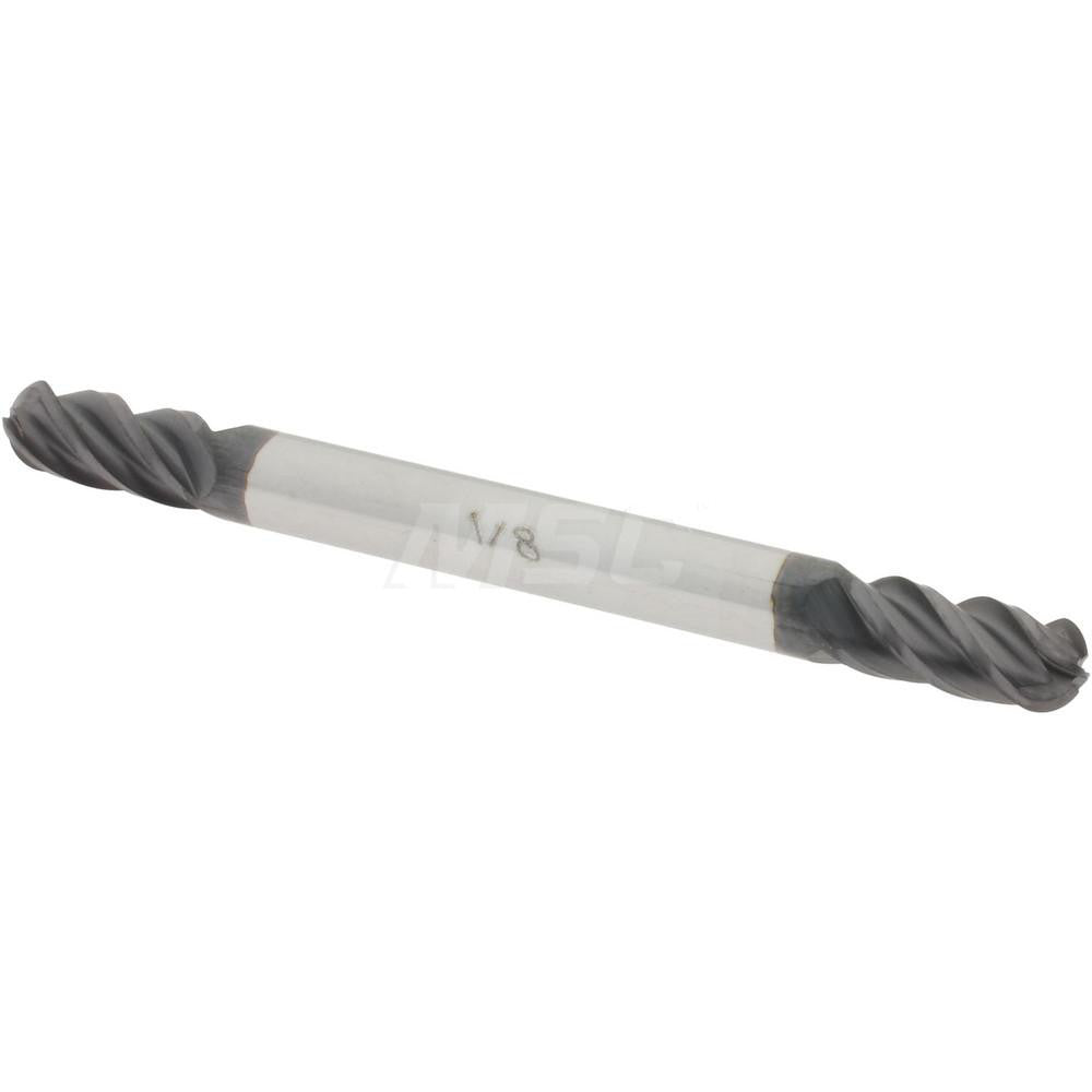 Accupro 09743162 Ball End Mill 0.125" Dia, 0.25" LOC, 4 Flute, Solid Carbide
