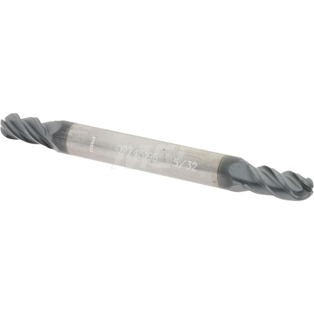 Accupro 09743196 Ball End Mill 0.1563" Dia, 0.3125" LOC, 4 Flute, Solid Carbide
