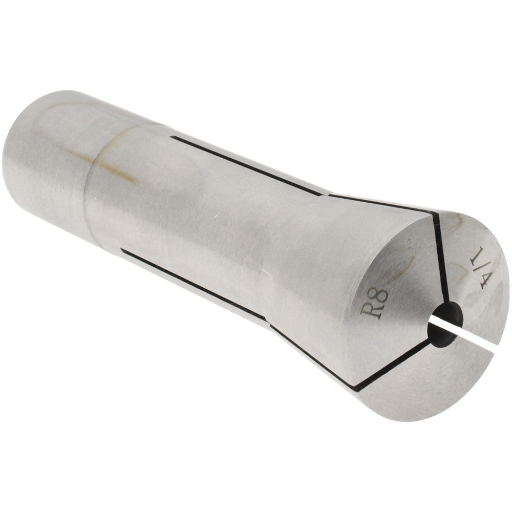 Value Collection 231-4716 R8 Collet 1/4", 0.0007" TIR, Round, 7/16-20 Drawbar Thread