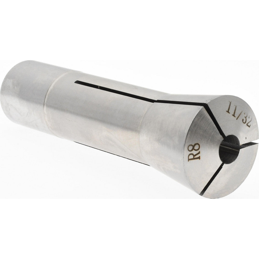 Value Collection 231-4722 R8 Collet 11/32", 0.0007" TIR, Round, 7/16-20 Drawbar Thread
