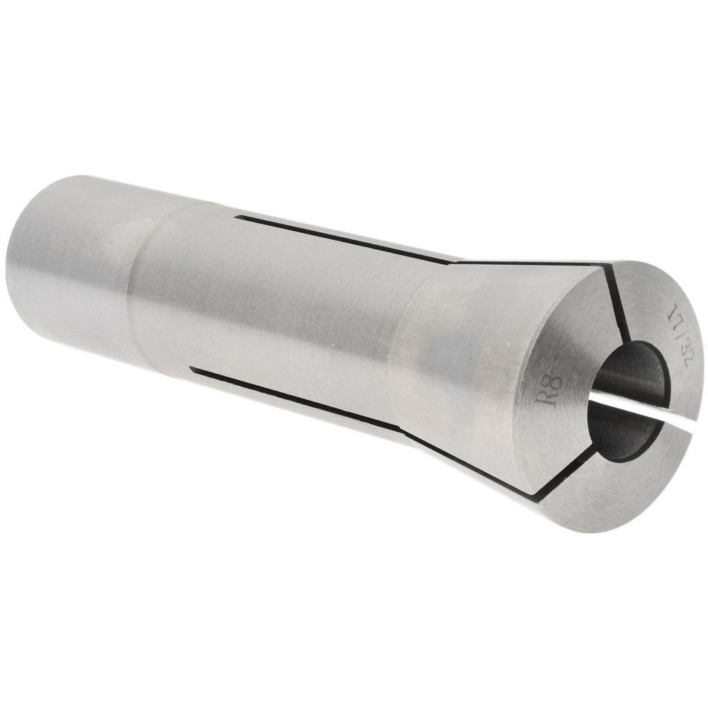 Value Collection 231-4734 R8 Collet 17/32", 0.0007" TIR, Round, 7/16-20 Drawbar Thread