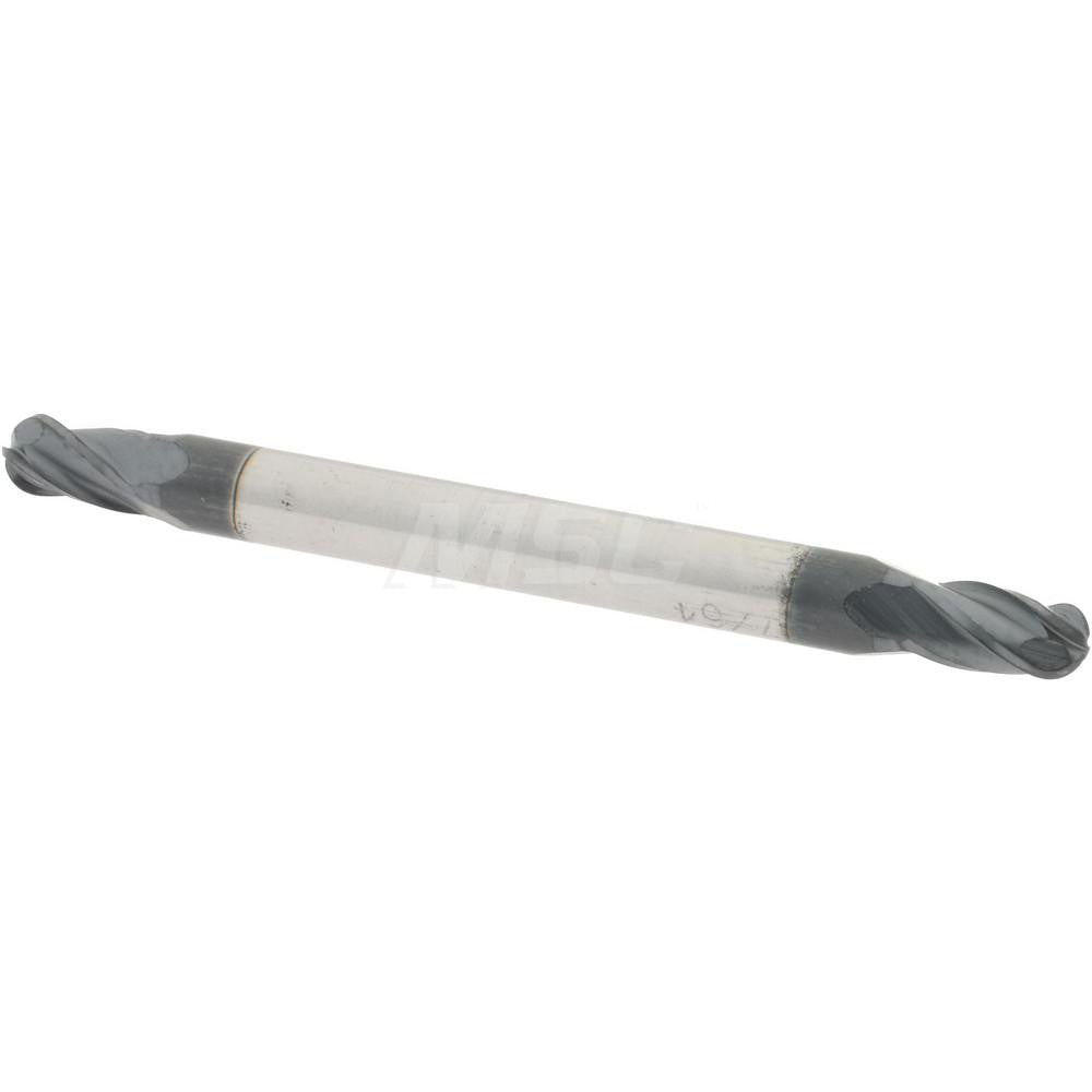 Accupro 09776766 Ball End Mill 0.1094" Dia, 0.1875" LOC, 4 Flute, Solid Carbide