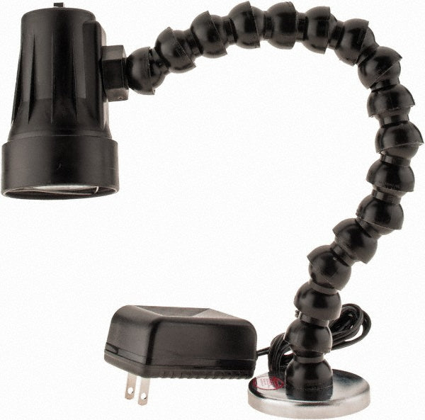 Cedarberg 8702-078 Task Light Halogen, 12" Reach, Gooseneck Arm, Black