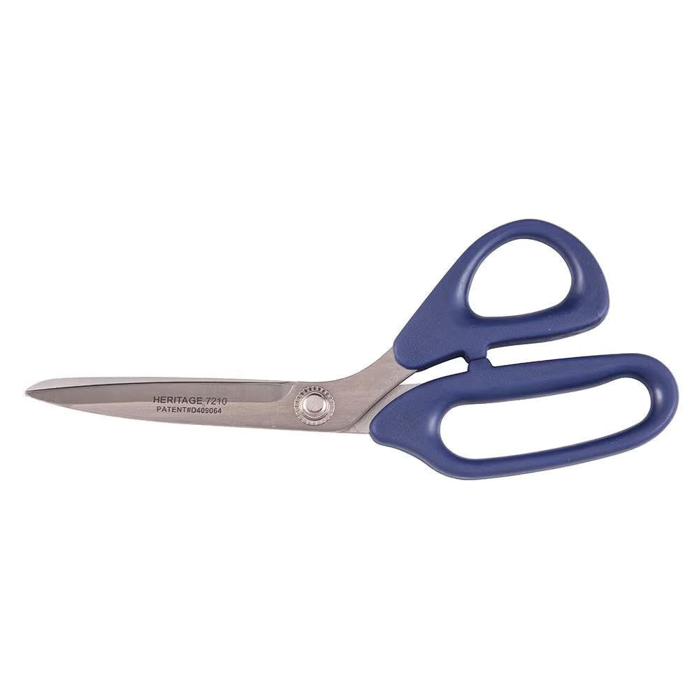 Heritage Cutlery 7210K Shears 8-1/4" OAL, 3-1/4" LOC, Stainless Steel Blades