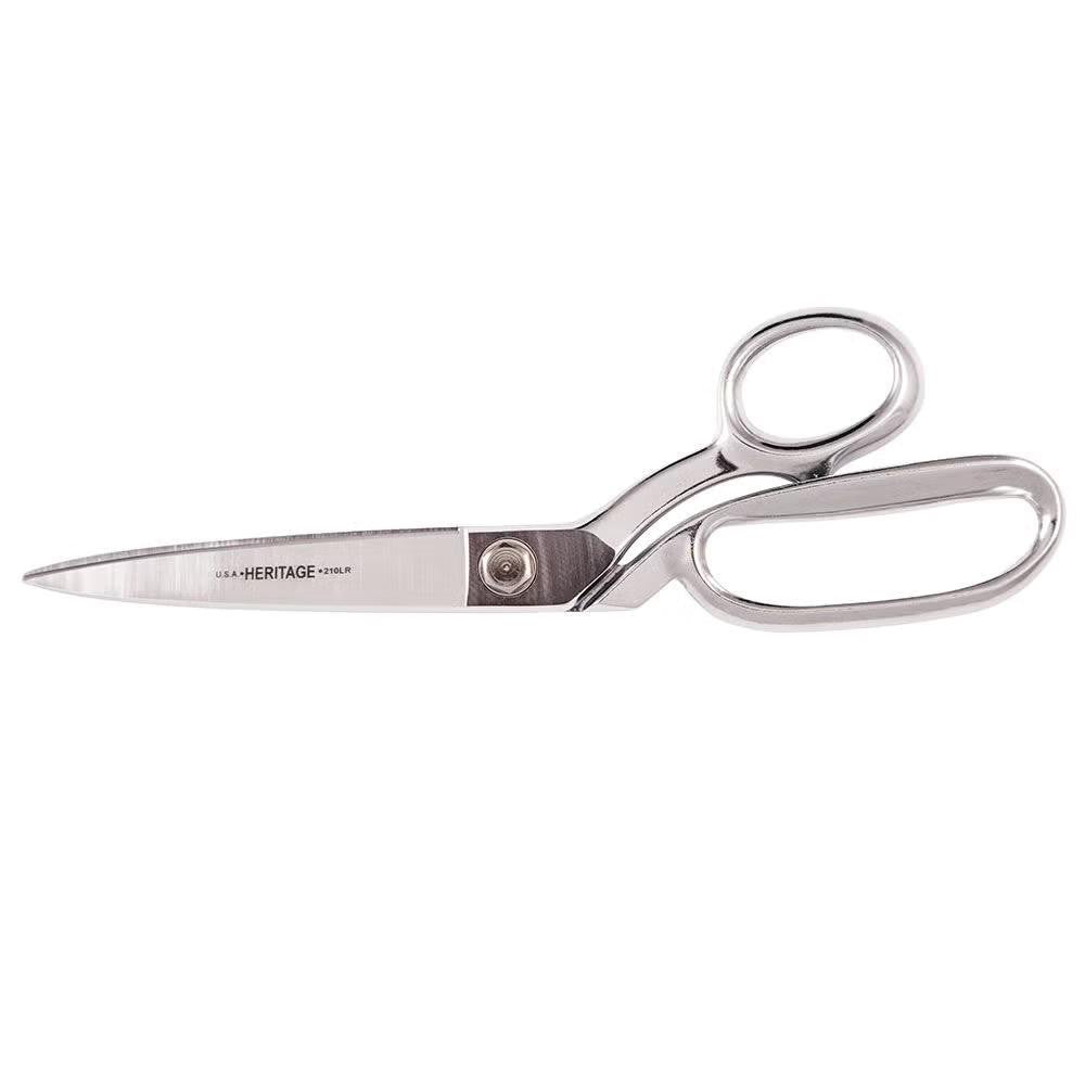 Heritage Cutlery 210LR Shears 10-1/2" OAL, 4-1/2" LOC, Chrome-Plated Blades